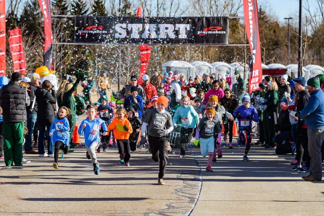 Children running the Run for the House Race